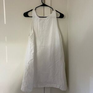 Abercrombie White Linen Dress - size M